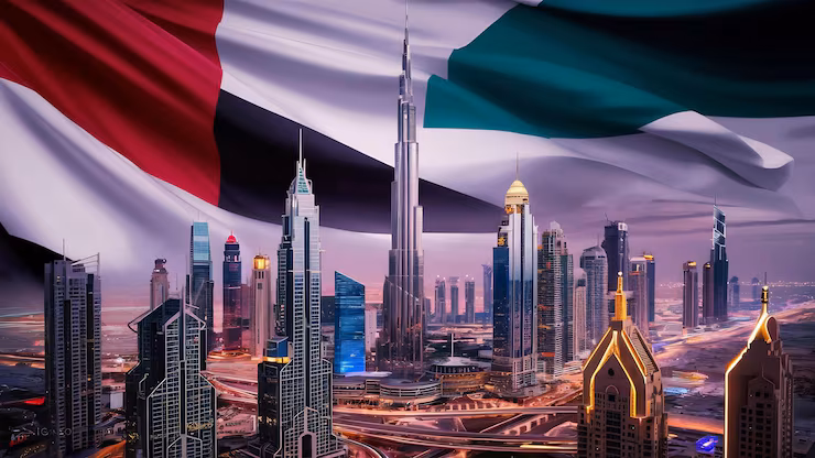 dubai amazing city center skyline with luxury skyscrapers united arab emirates digital art style il 926199 2599481