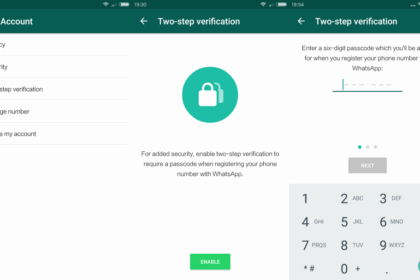 whatsapp two step verification