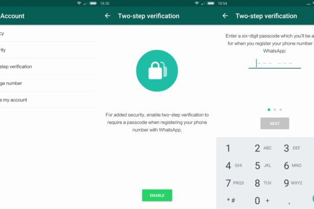 whatsapp two step verification