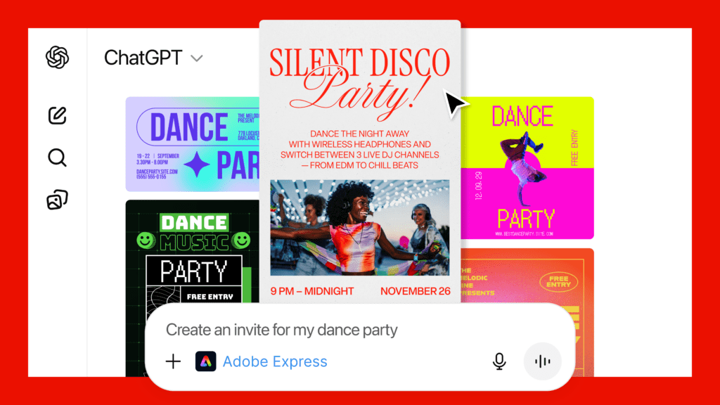 ChatGPT Now Embeds Adobe Creative Apps, Democratizing Design Without Traditional Skill Barriers